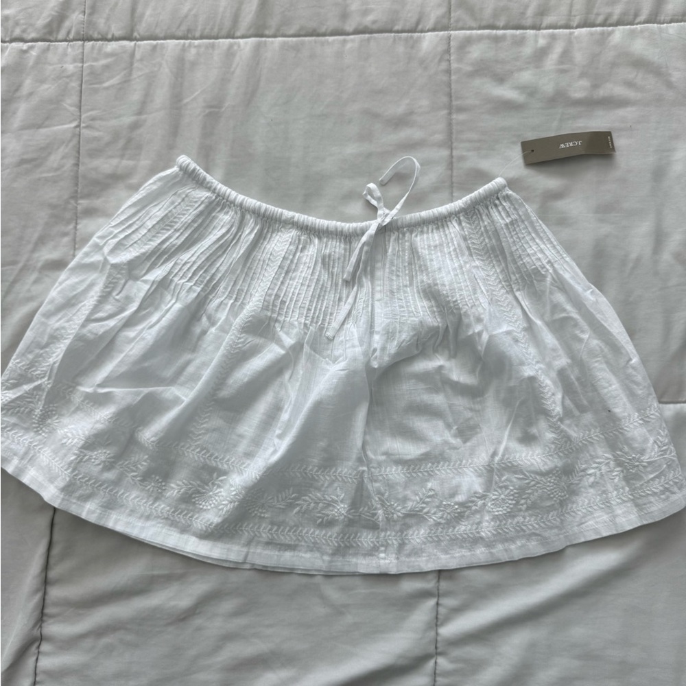 White J. Crew Women's Skirt